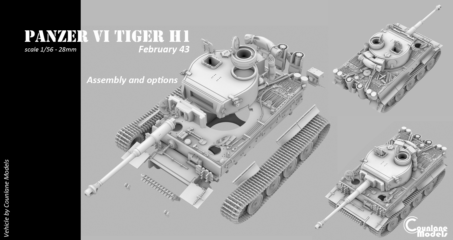 Panzer VI Tiger 1 H1  February 43 - WWII Germany
