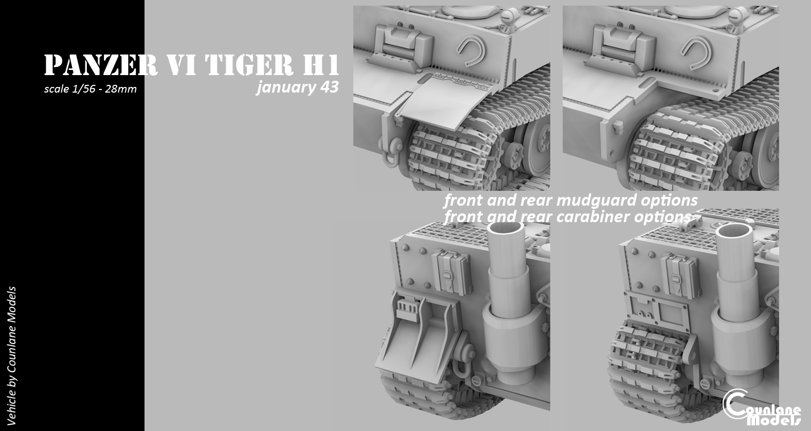Panzer VI Tiger 1 H1  January 43 - WWII Germany