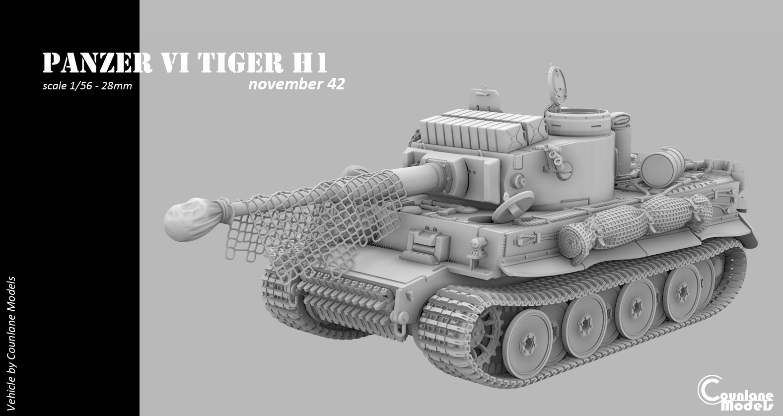 Panzer VI Tiger 1 H1  November 42 - WWII Germany