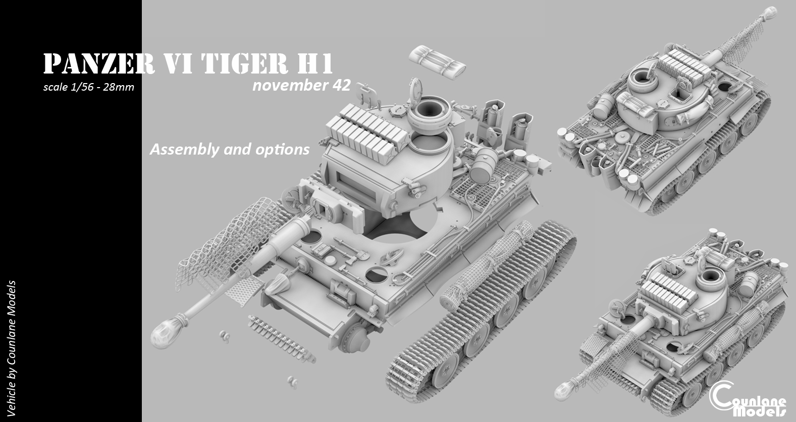 Panzer VI Tiger 1 H1  November 42 - WWII Germany