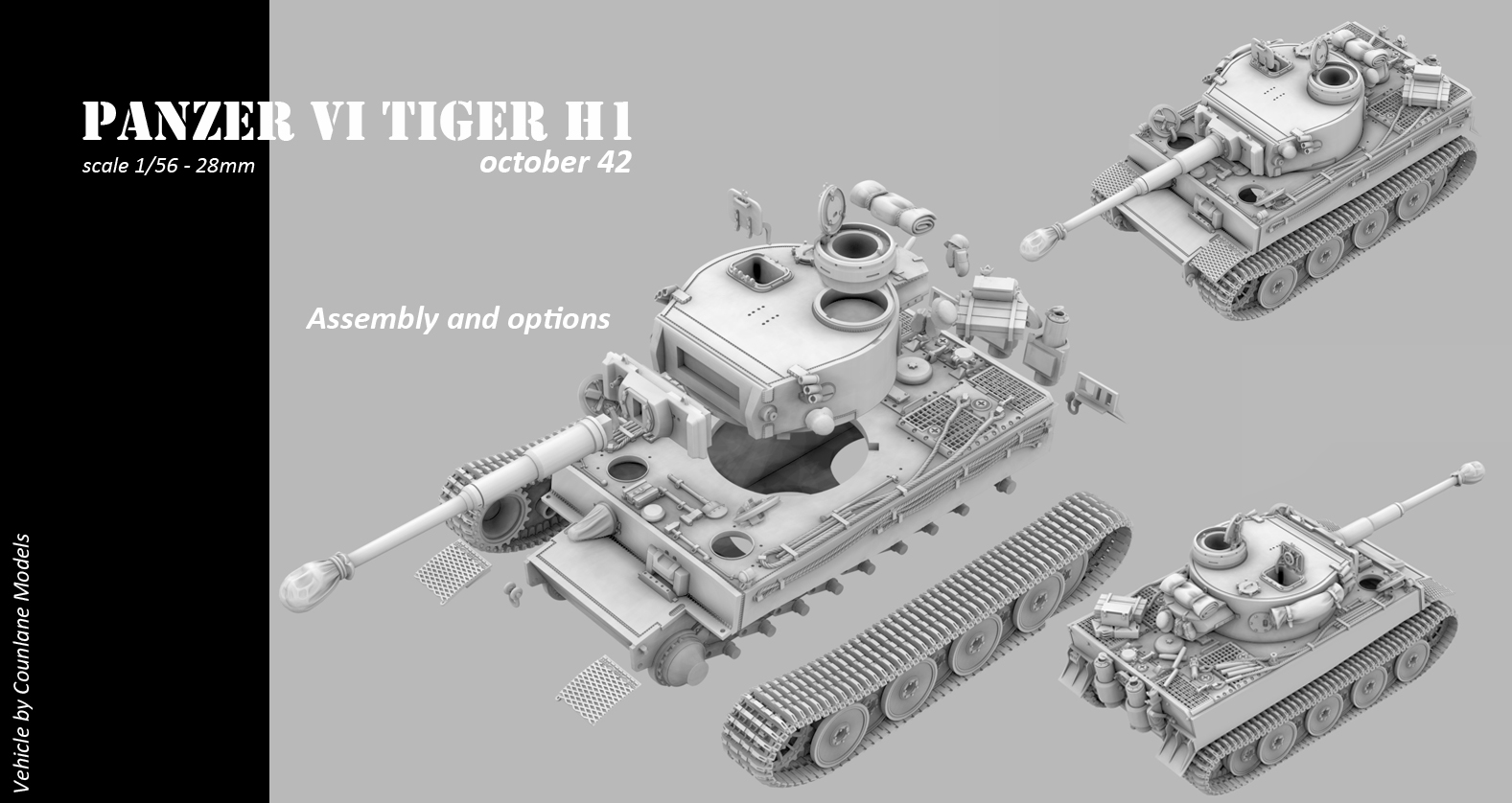 Panzer VI Tiger 1 H1  October 42 - WWII Germany