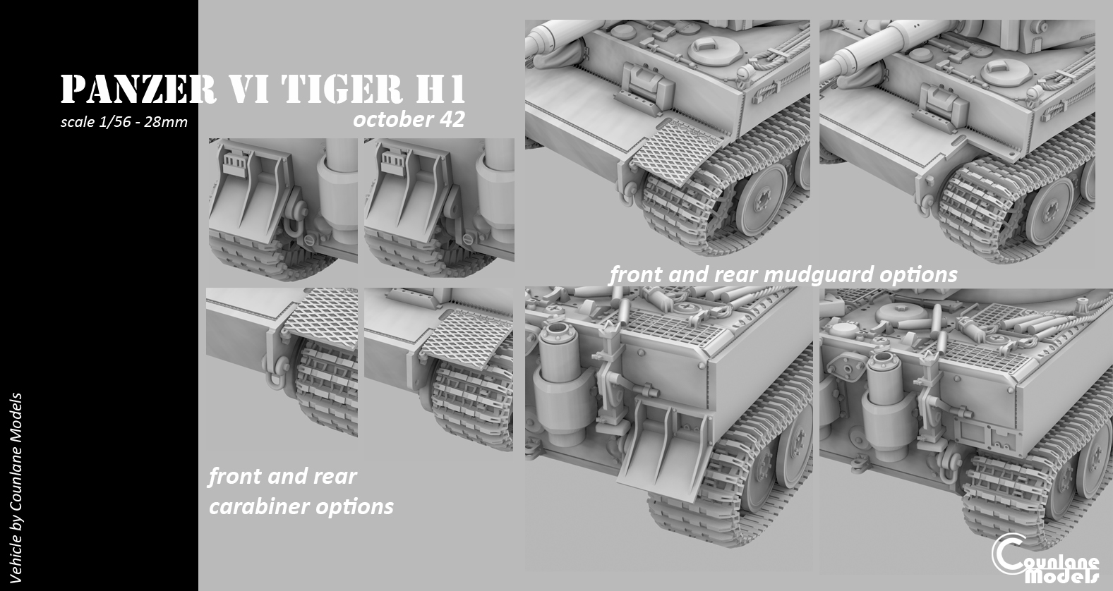 Panzer VI Tiger 1 H1  October 42 - WWII Germany