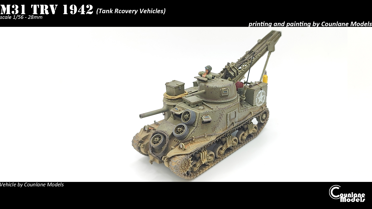 M31 TRV / Grant ARV II 1942- USA - Counlane Models - WWII
