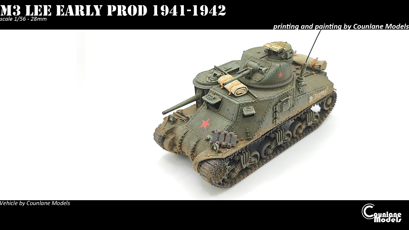 M3 Lee early prod (july 1941) - USA - Counlane Models - WWII