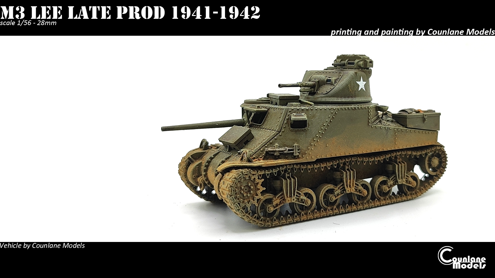 M3 Lee Late prod - USA - Counlane Models - WWII