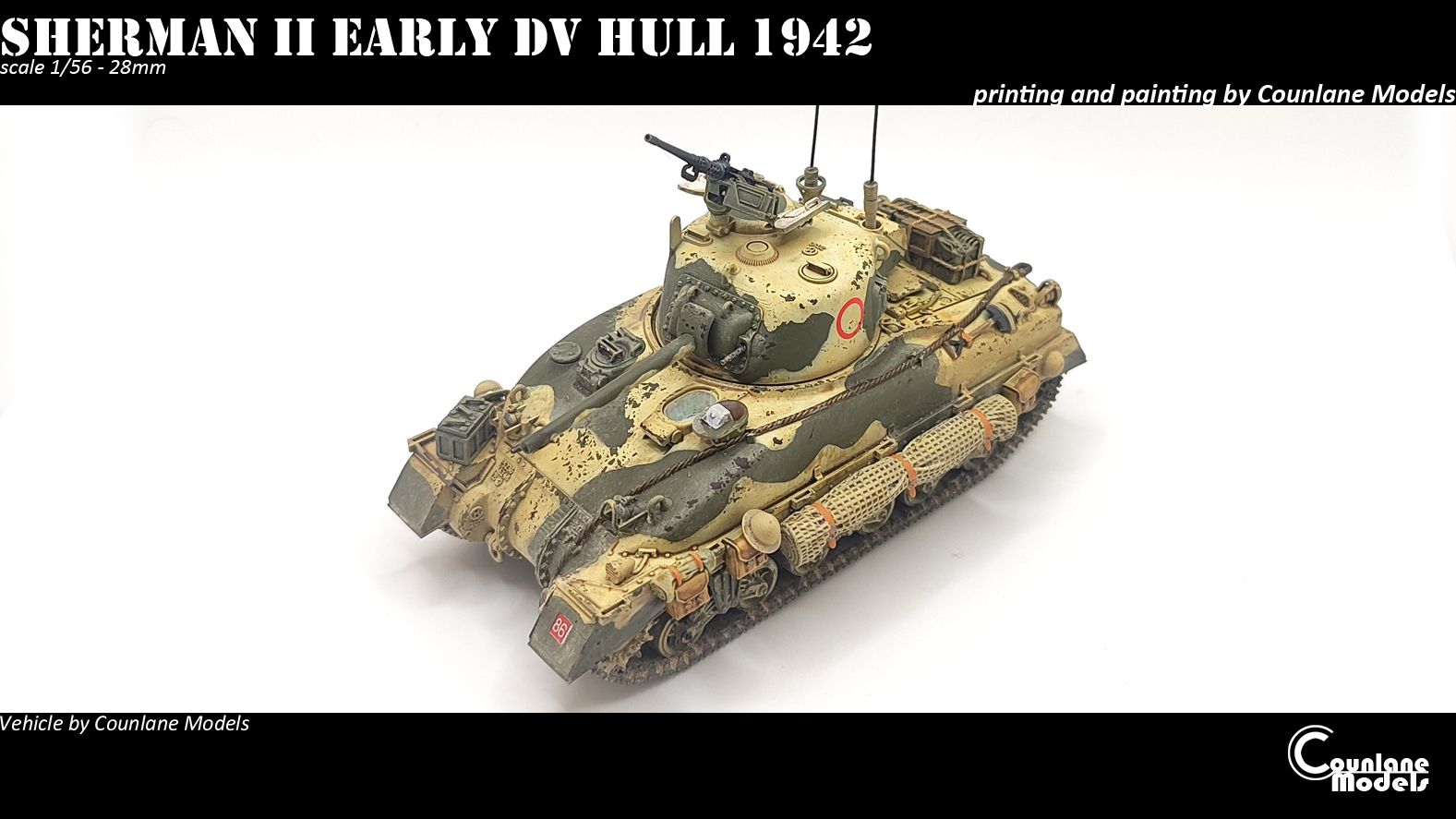 Sherman II early DV Hull 1942 - Great Britain - WWII