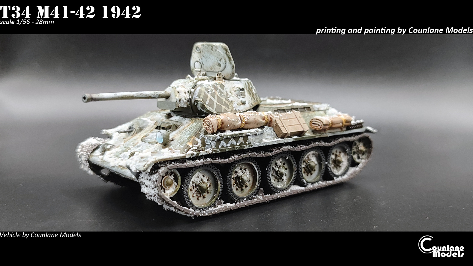 T34-76 M41-42 1942 - Russia - Counlane Models - WWII