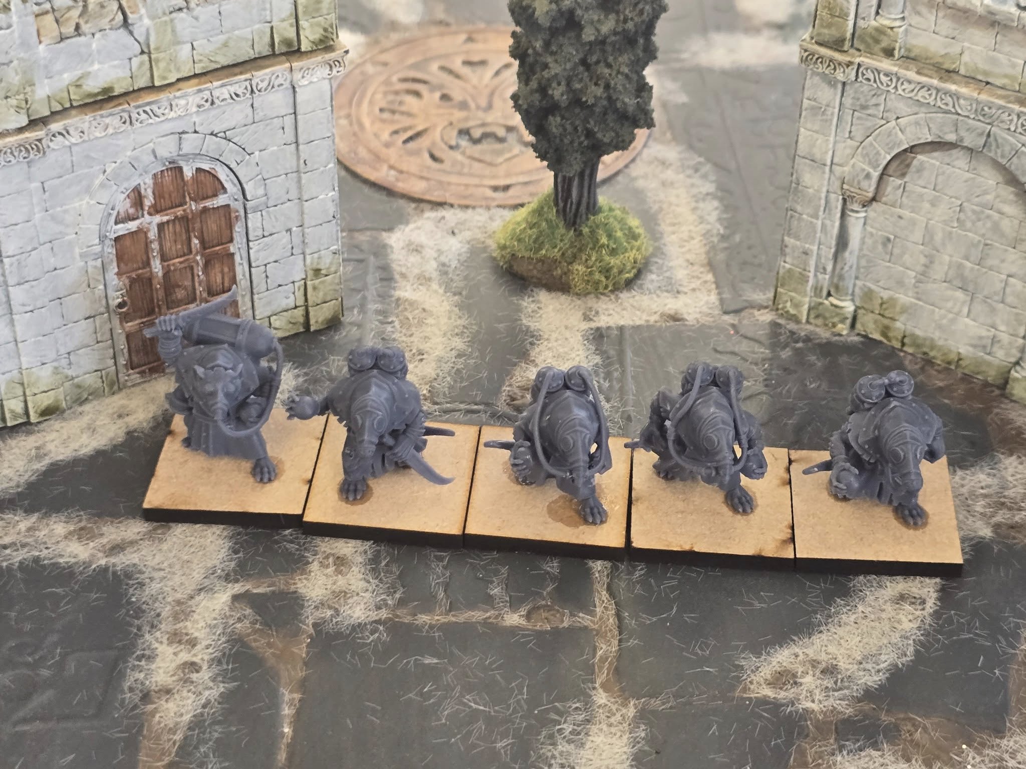 Poison Porter Squad - 28mm to 32mm - Sewer Rats