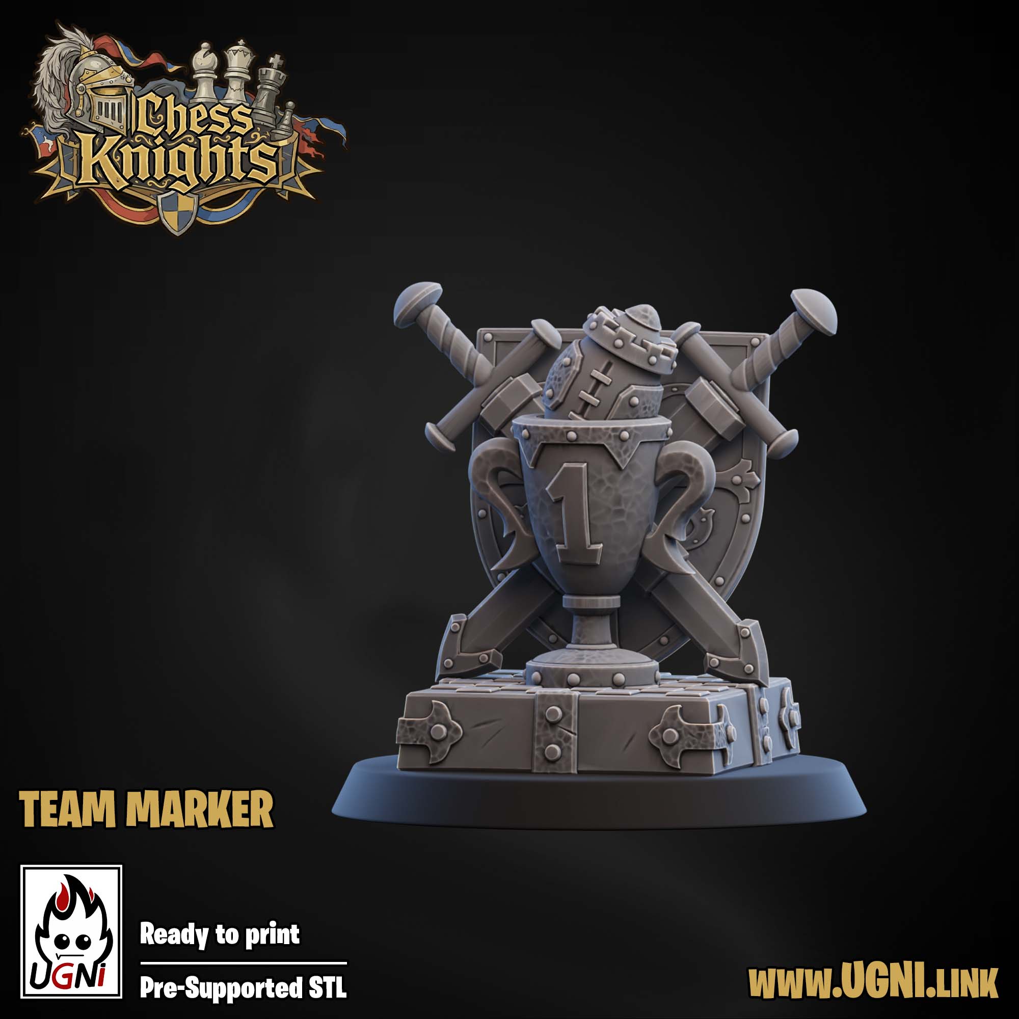 Chess Knights (Chivalric Knights) Part.1 Bloodbowl Team