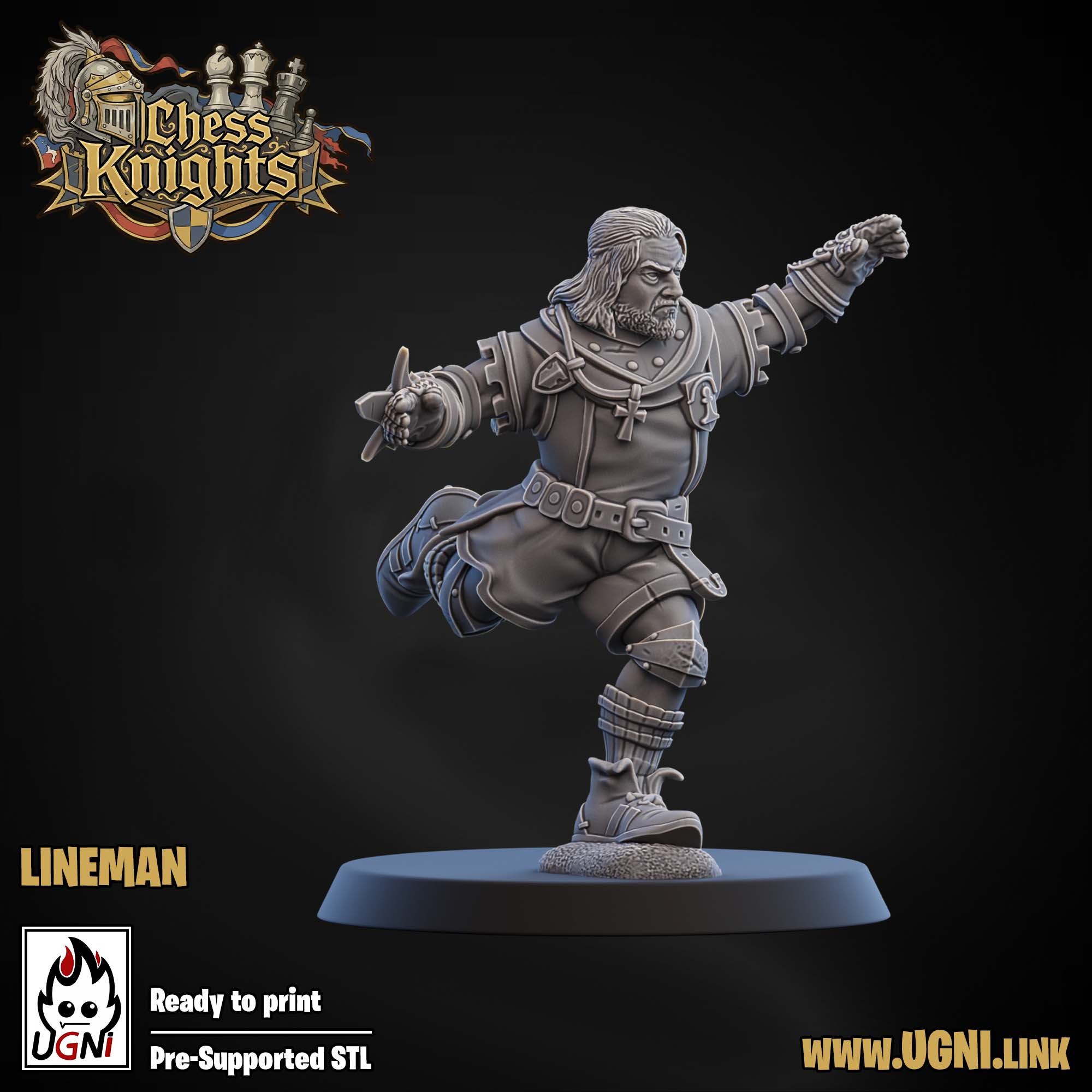 Chess Knights (Chivalric Knights) Part.1 Bloodbowl Team