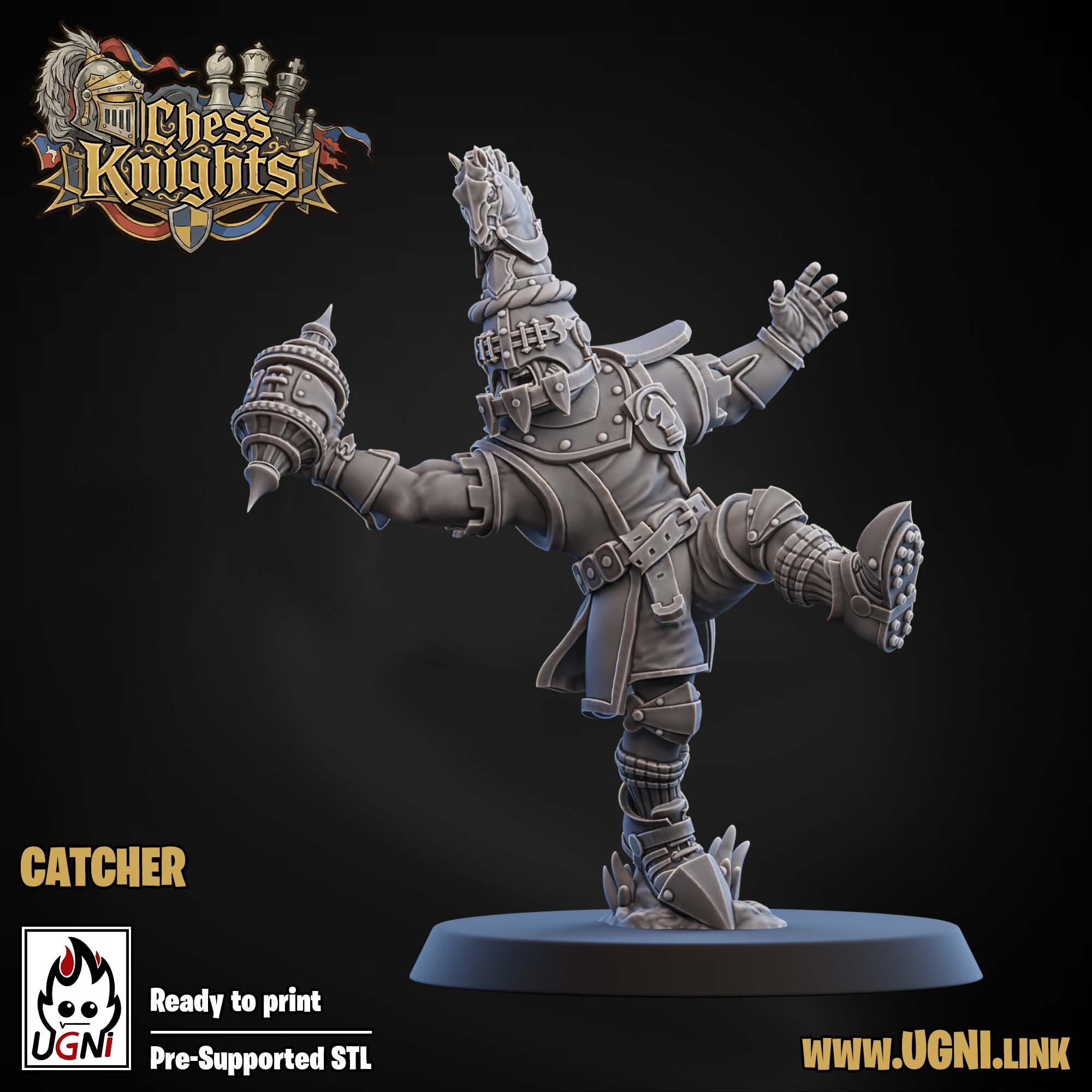 Chess Knights (Chivalric Knights) Part.1 Bloodbowl Team