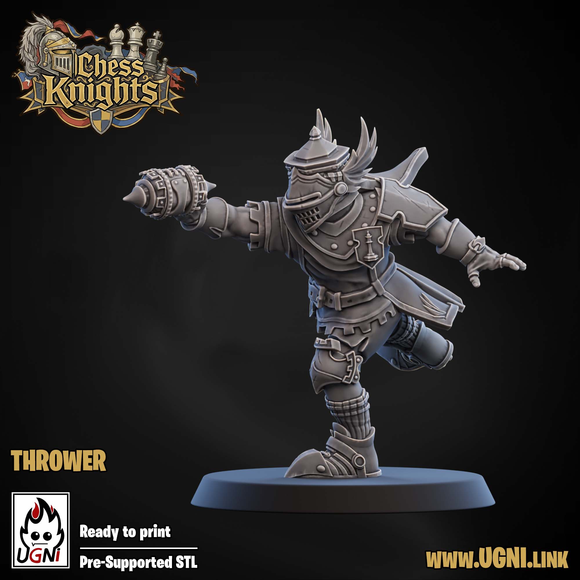 Chess Knights (Chivalric Knights) Part.1 Bloodbowl Team