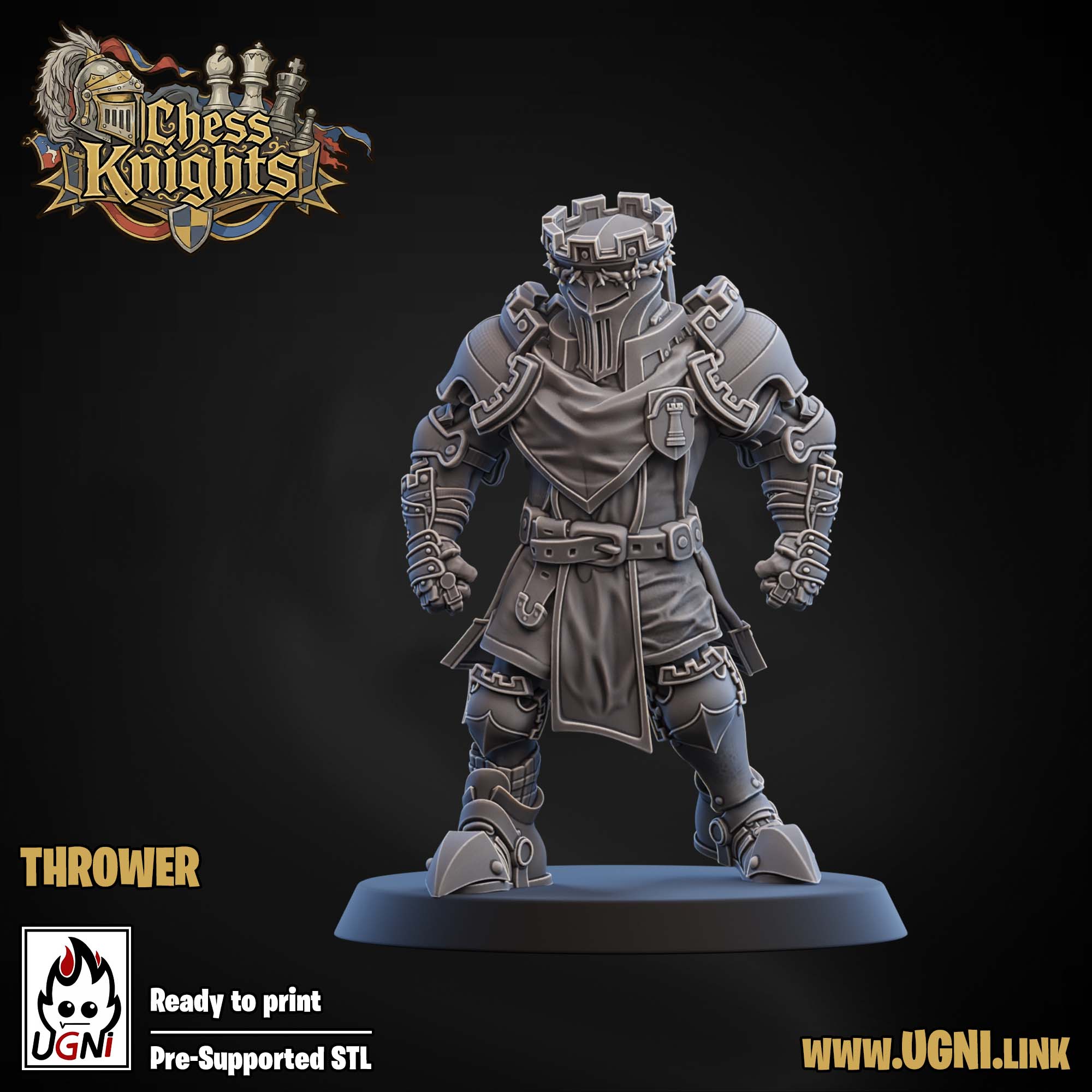 Chess Knights (Chivalric Knights) Part.1 Bloodbowl Team