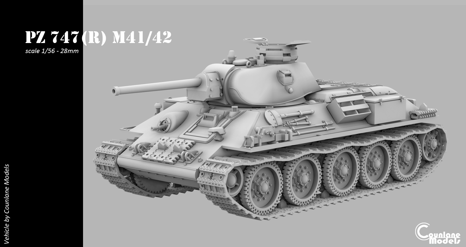 Pz747(r) M41-42 1942 - Russia - Counlane Models - WWII