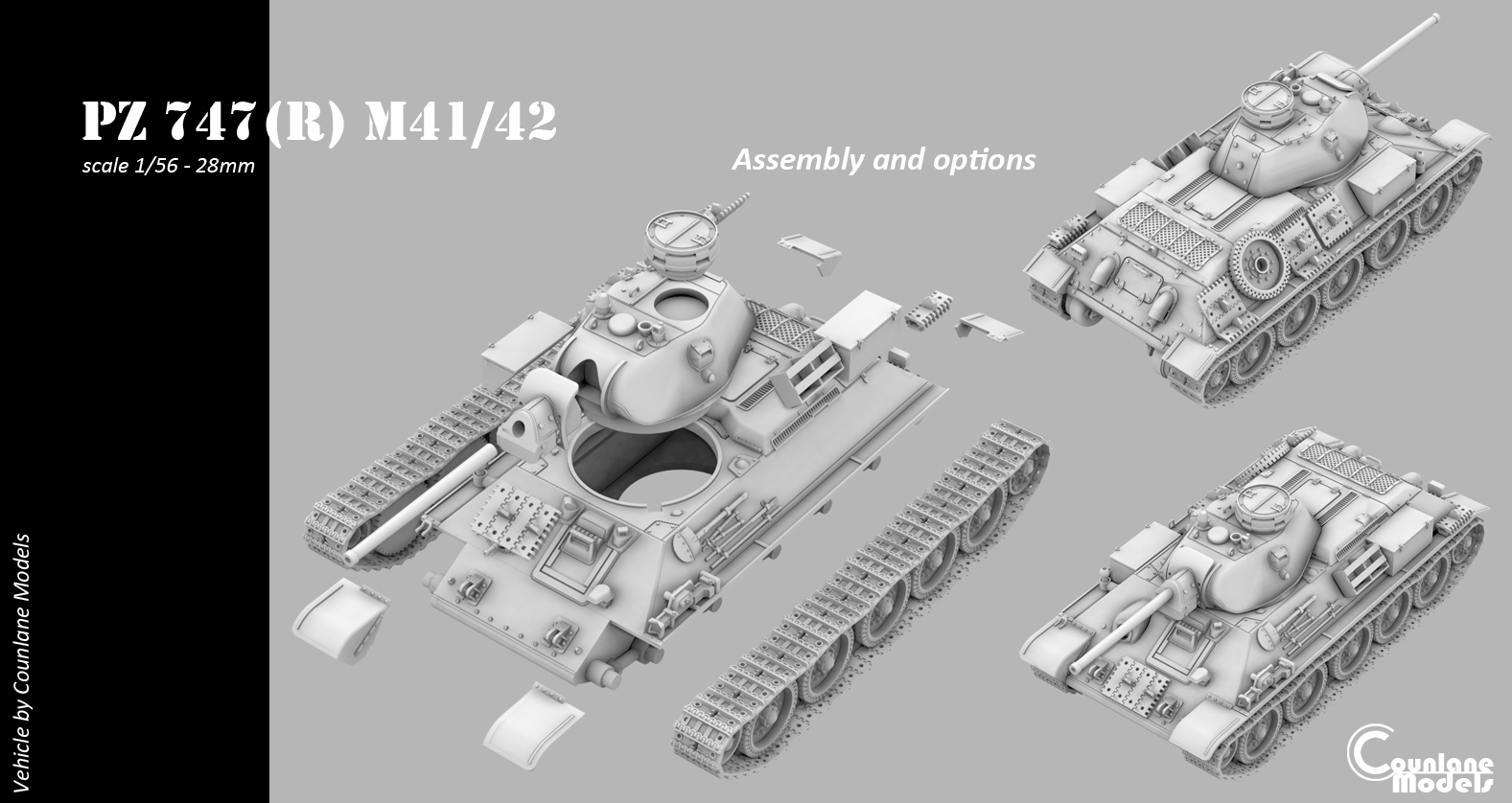Pz747(r) M41-42 1942 - Russia - Counlane Models - WWII