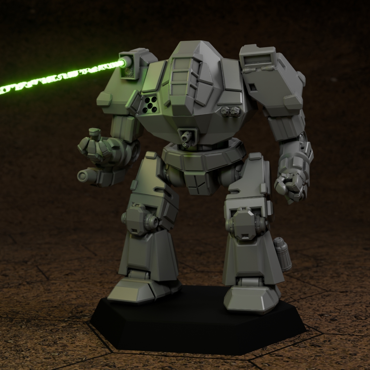 Marshal For American Mecha - Battletech 1/265th to 1/285 Scale