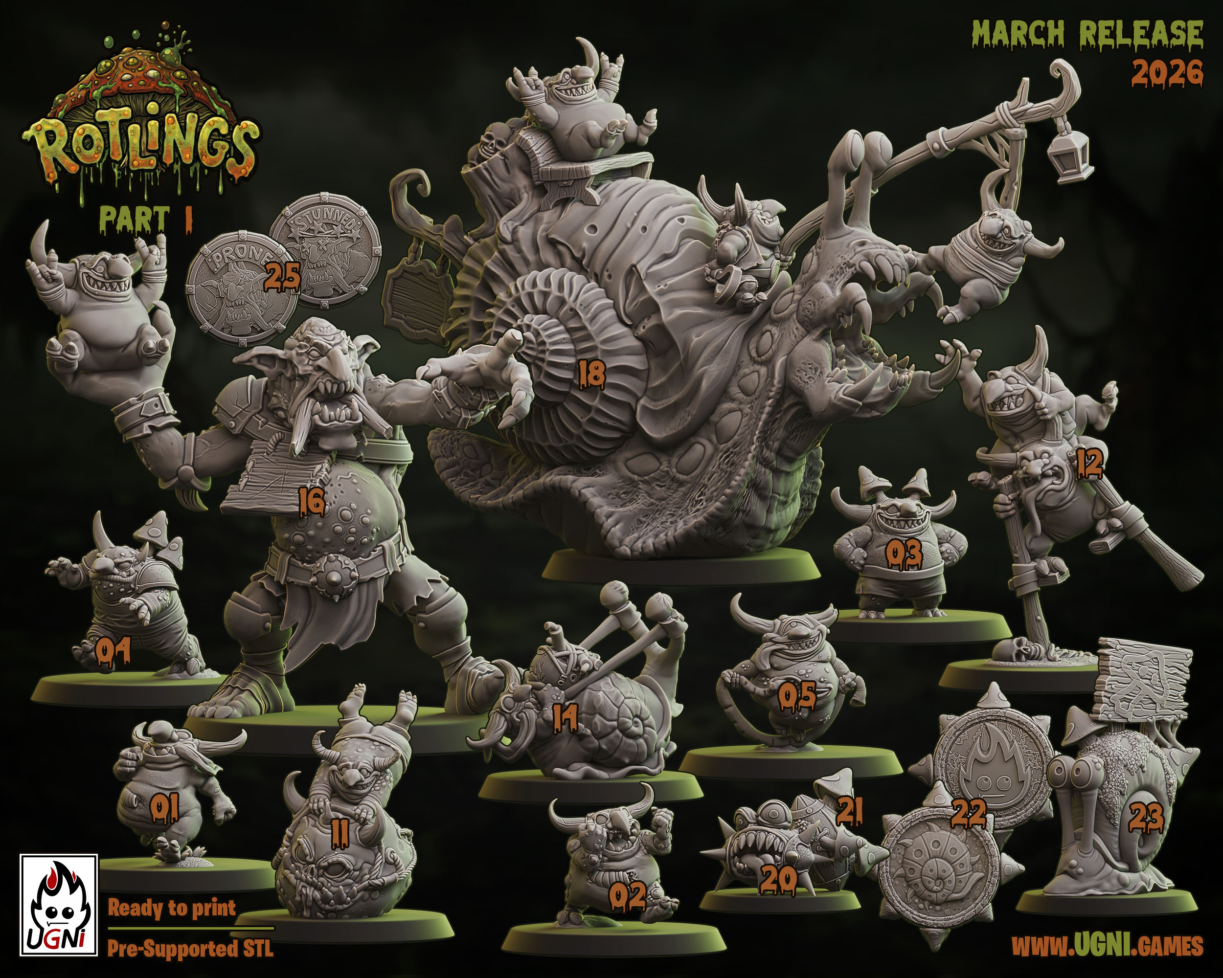 Rotlings -Fantasy Football Team - UNGI - Bloodbowl 1