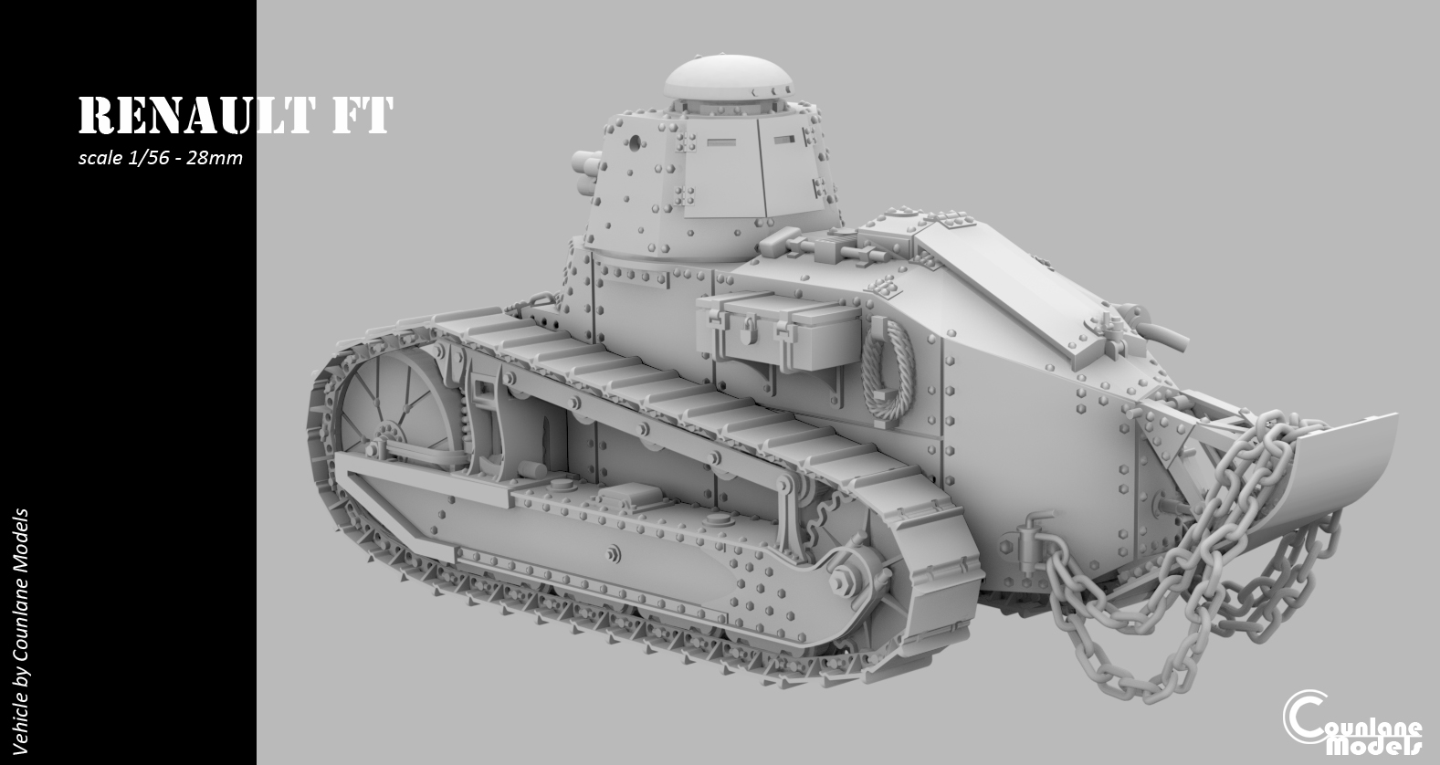 Renault FT - French - WWII - Counlane Models