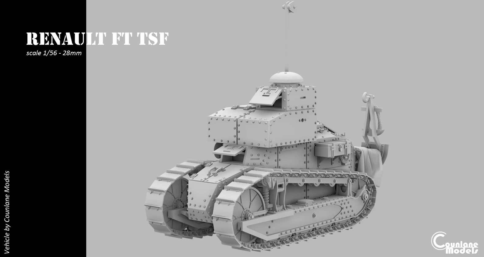 Renault FT TSF - French - WWII - Counlane Models