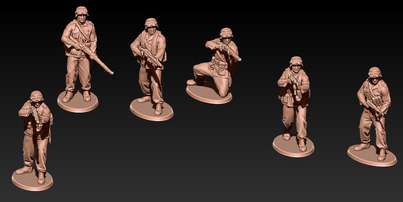 German Paratroopers - 1/100, 1/72, 1/60 5