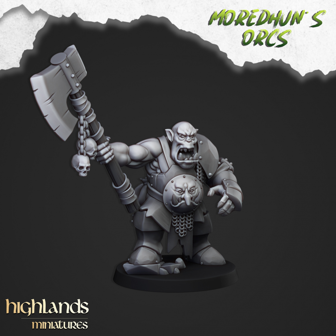 Bargok Shullcrusher - 28mm to 32mm - Moredhun's Orks