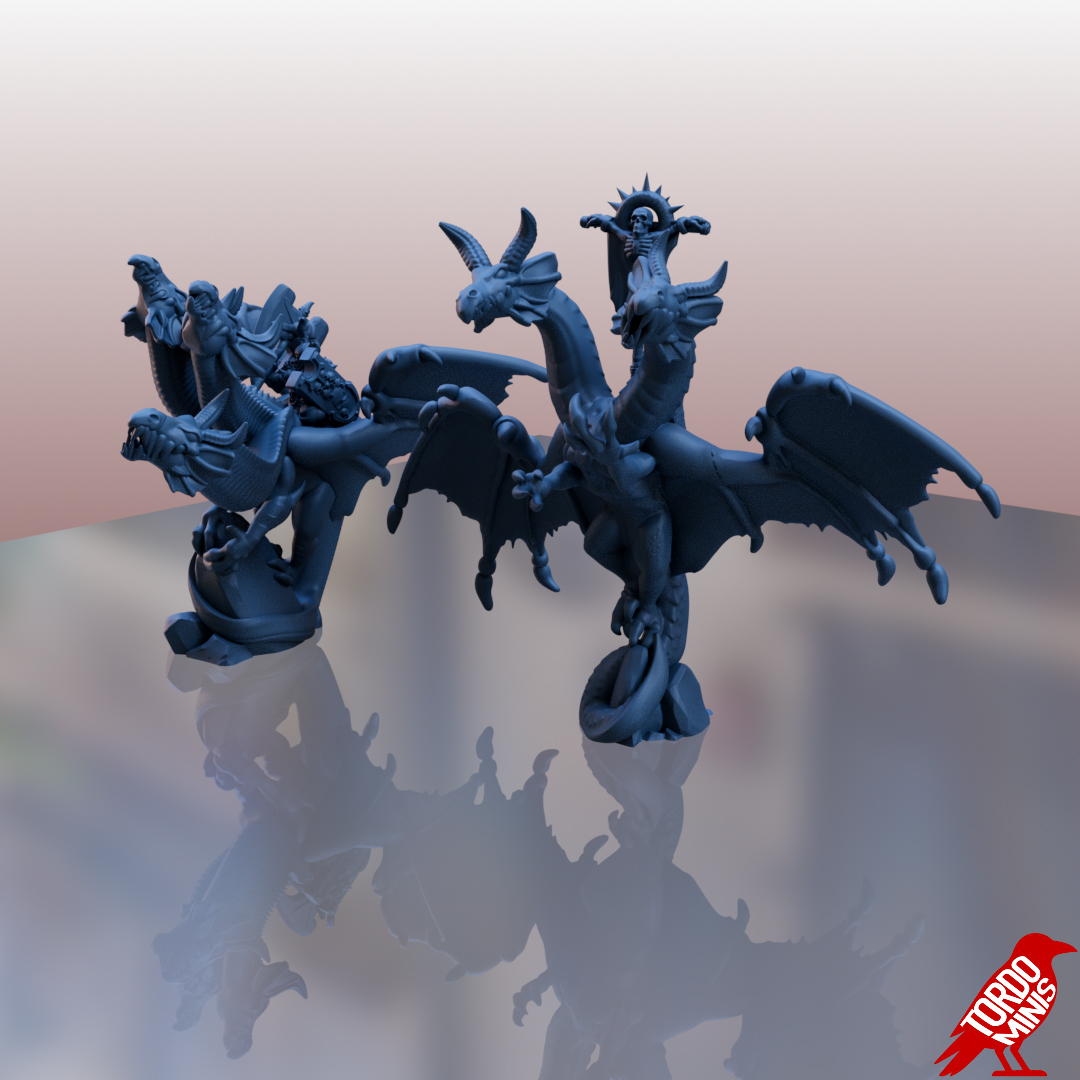Draconic Ido General - Renegade Barbarians - 10mm to 15mm