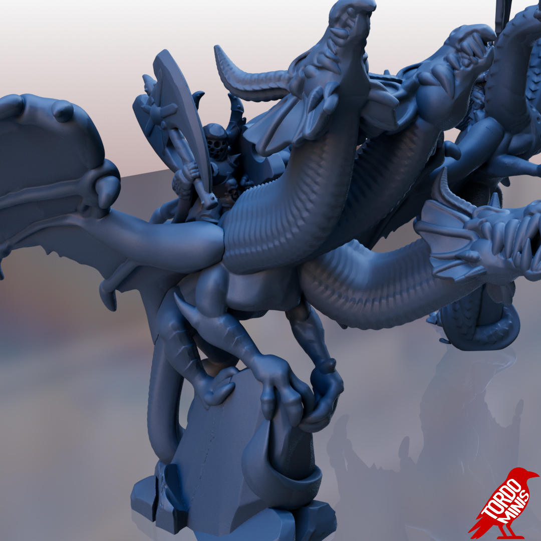 Draconic Ido General - Renegade Barbarians - 10mm to 15mm