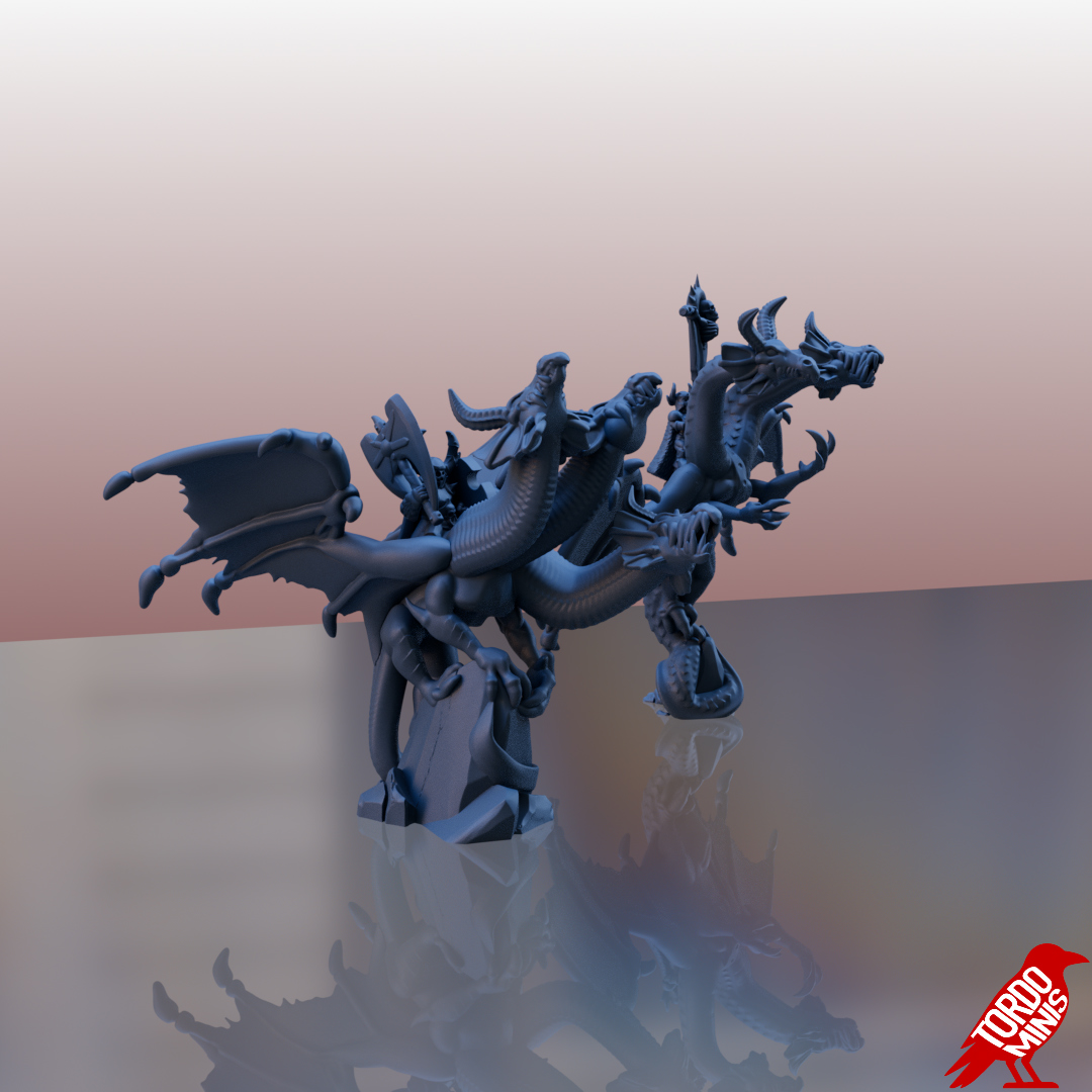 Draconic Ido General - Renegade Barbarians - 10mm to 15mm
