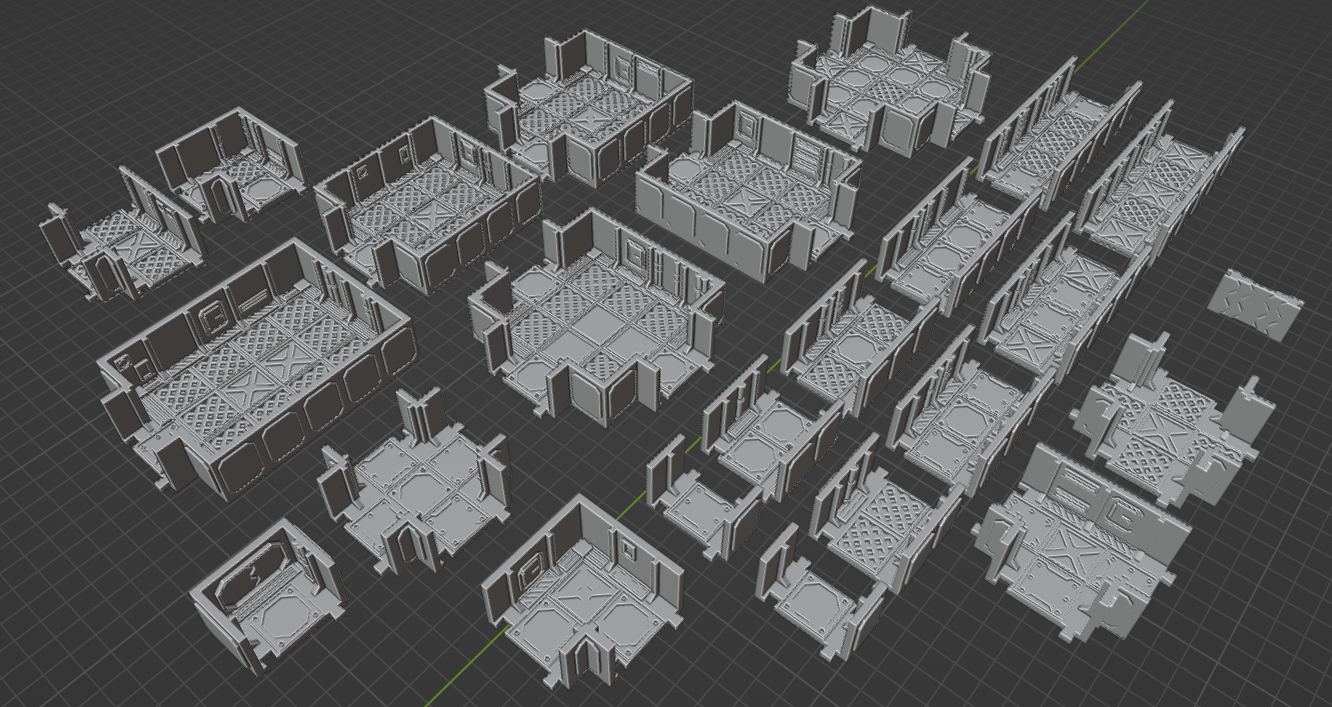 Space room Set - 15mm - Rok Miniatures