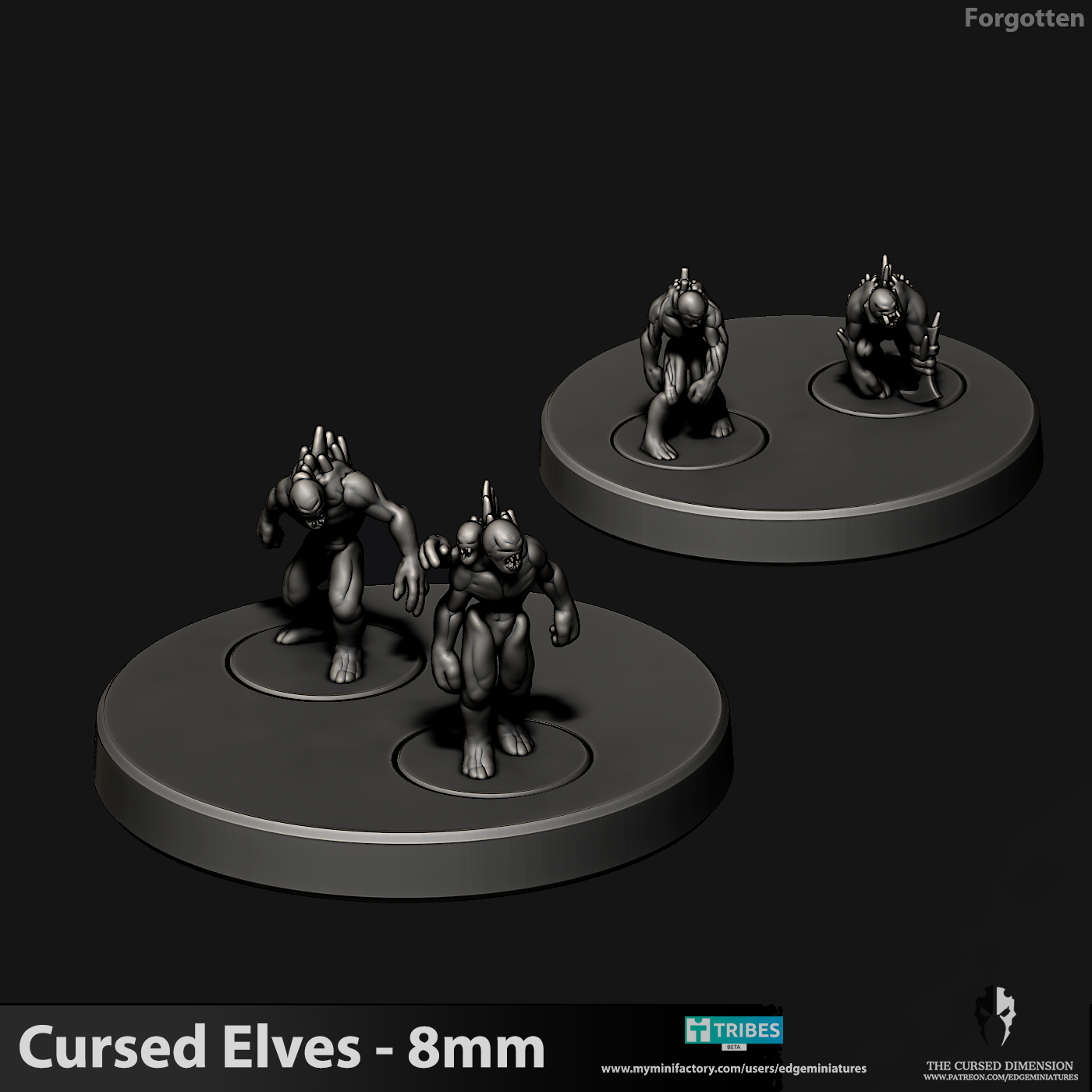 Cursed Elves Royal Court - 8mm