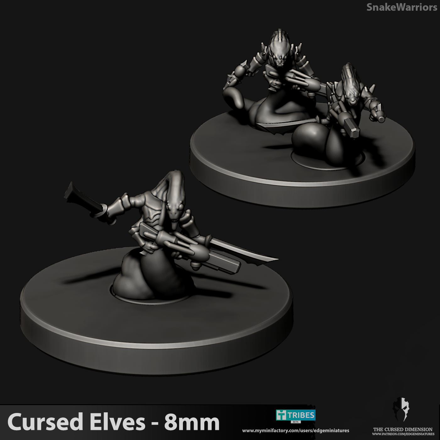 Cursed Elves Royal Court - 8mm