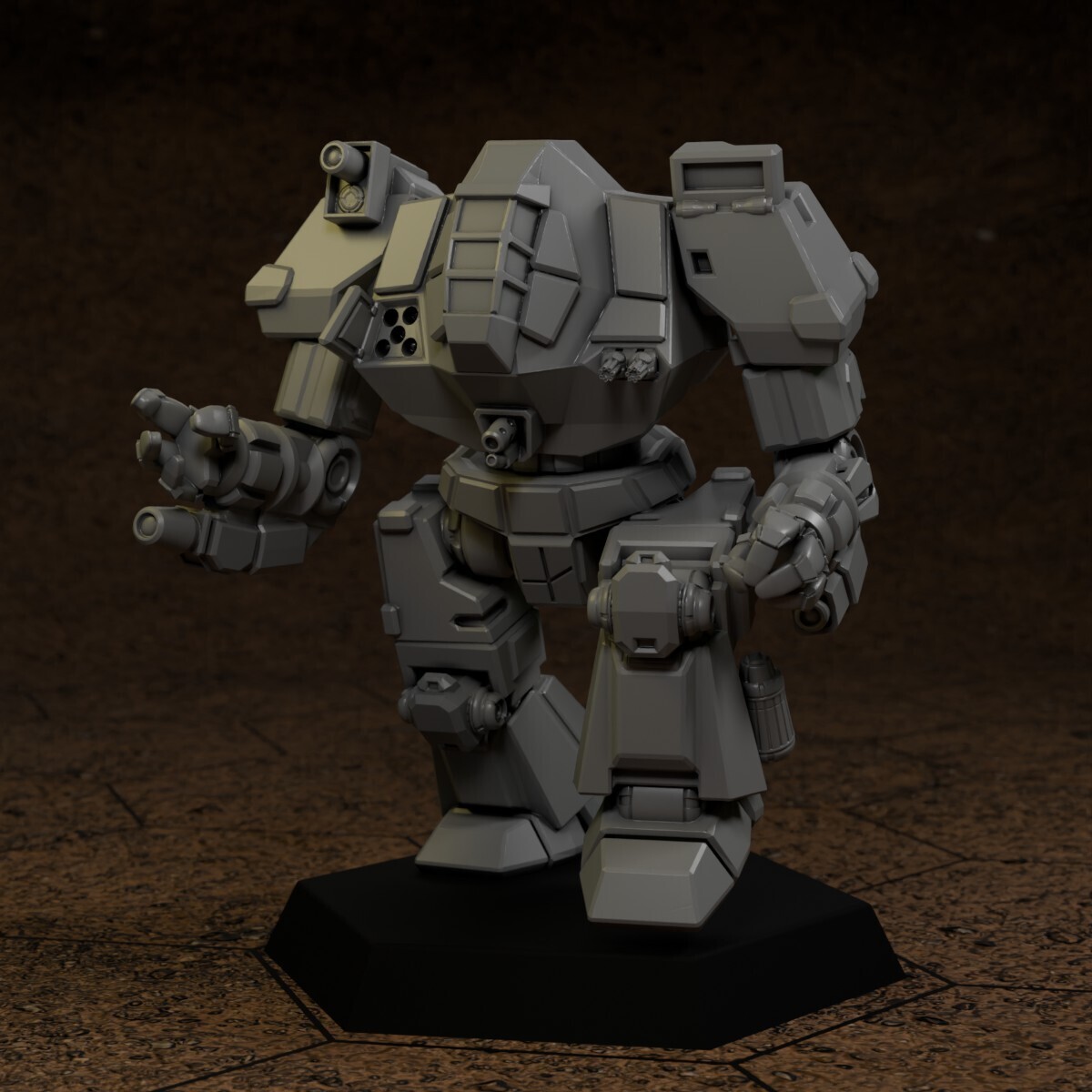 Marshal For American Mecha - Battletech 1/265th to 1/285 Scale