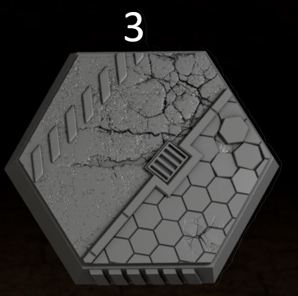 Scenic Hex Bases - Battletech 1/265th