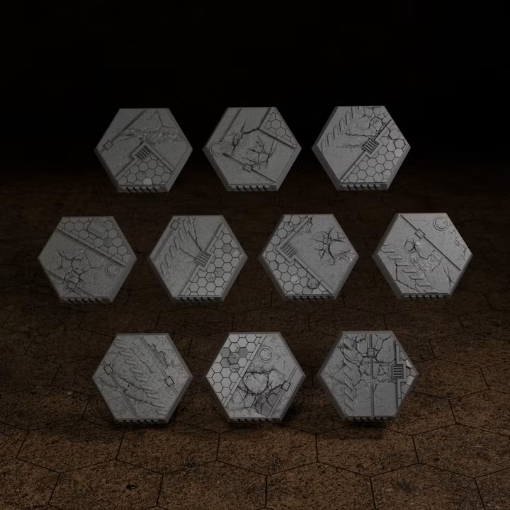 Scenic Hex Bases - Urban Streets