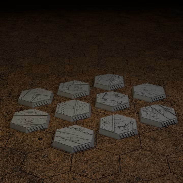Scenic Hex Bases - Urban Streets