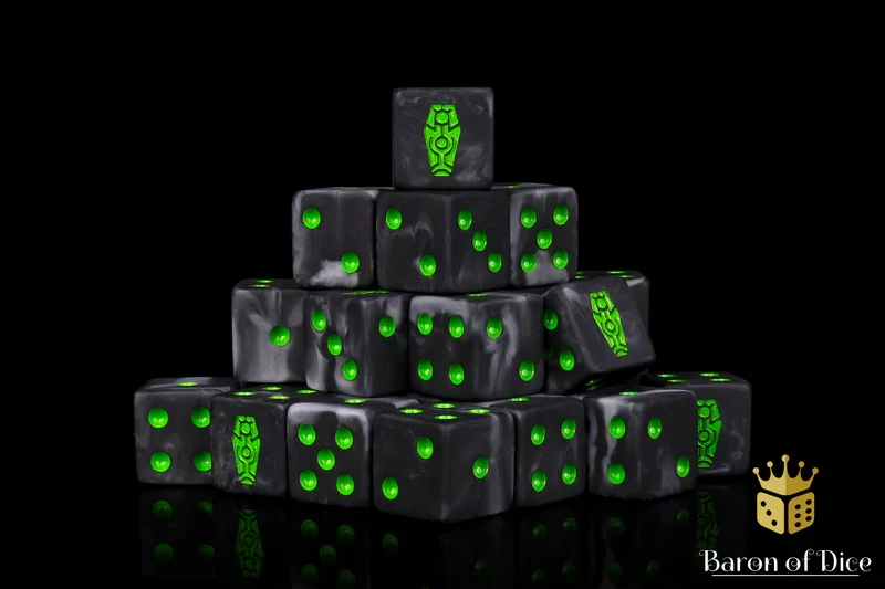 Day of the Dead - Green Coffin