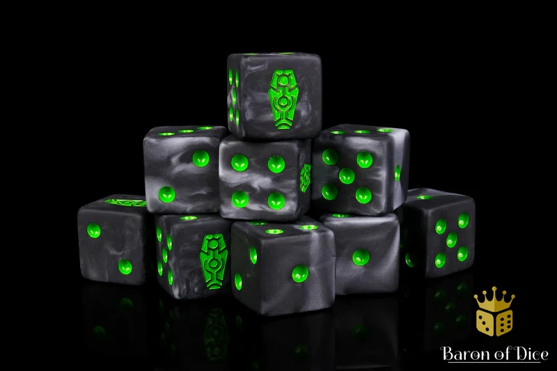 Day of the Dead - Green Coffin