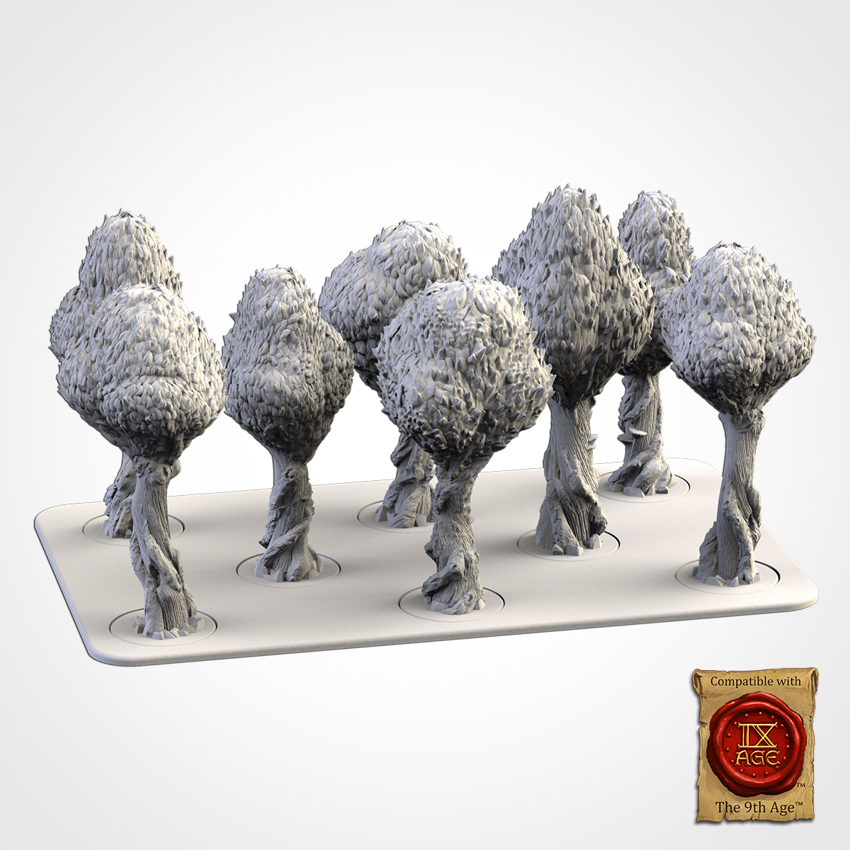 Classic Forest Tree Set - Sci fi - 28-32mm
