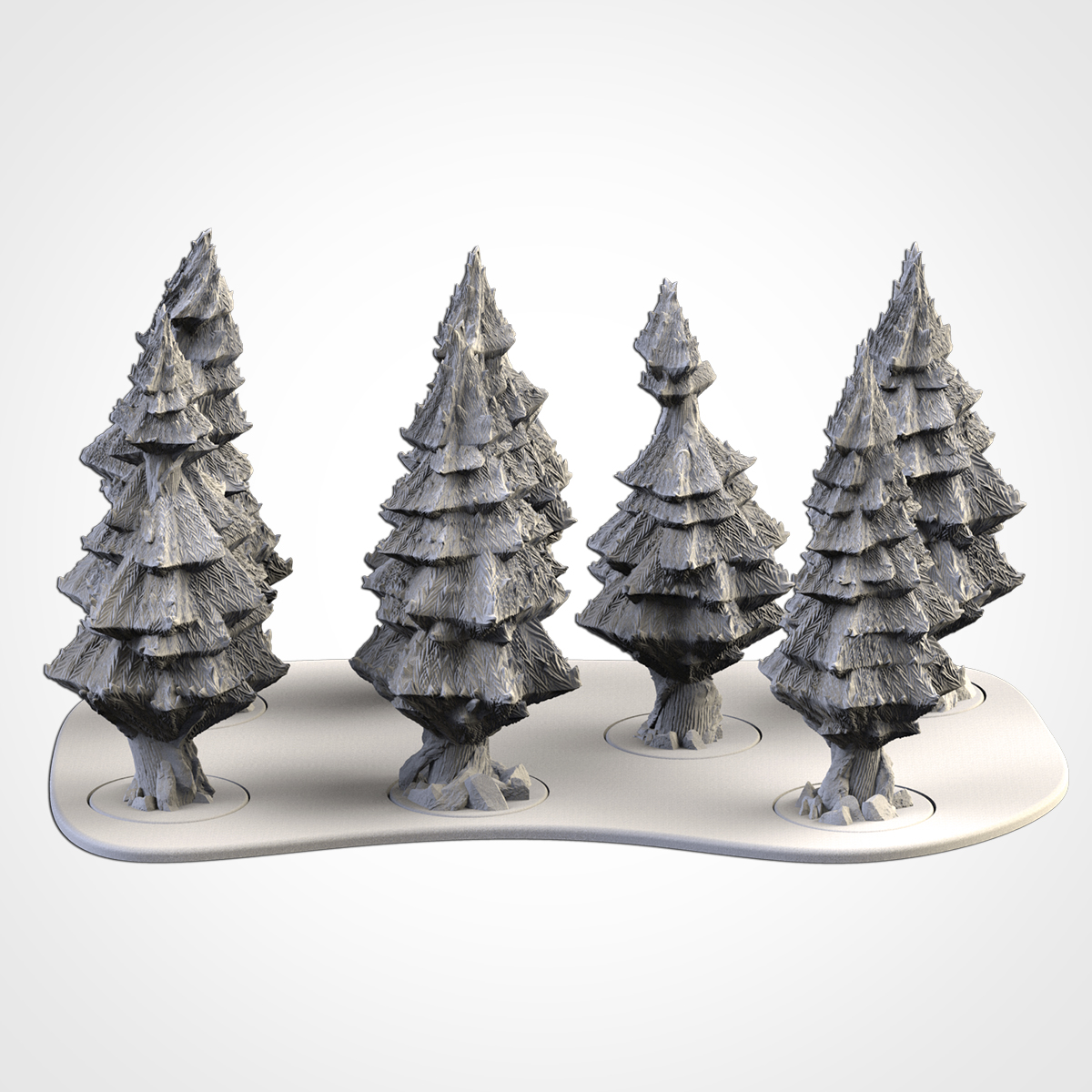 Classic Forest Tree Set - Sci fi - 28-32mm