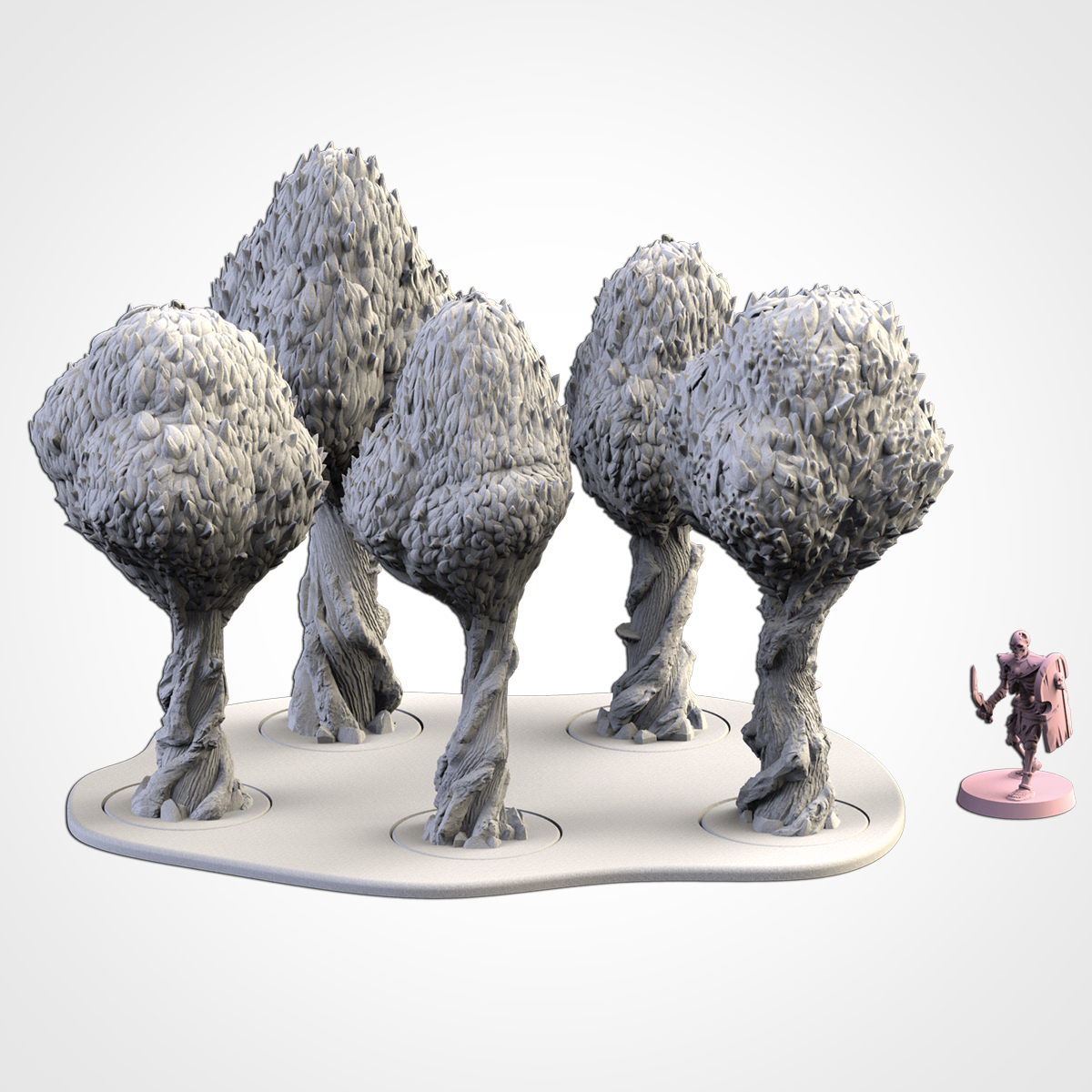 Classic Forest Tree Set - Sci fi - 28-32mm
