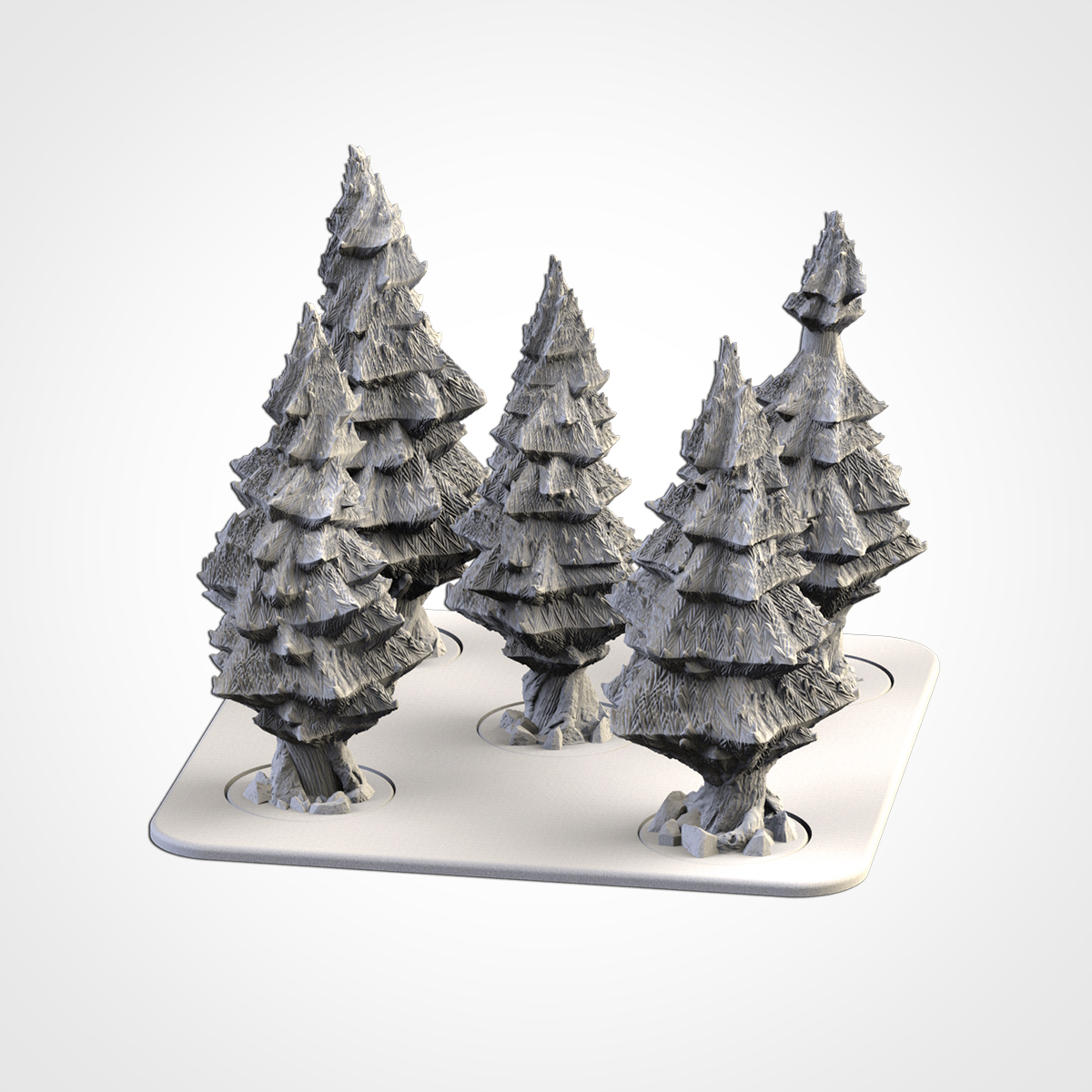 Classic Forest Tree Set - Sci fi - 28-32mm