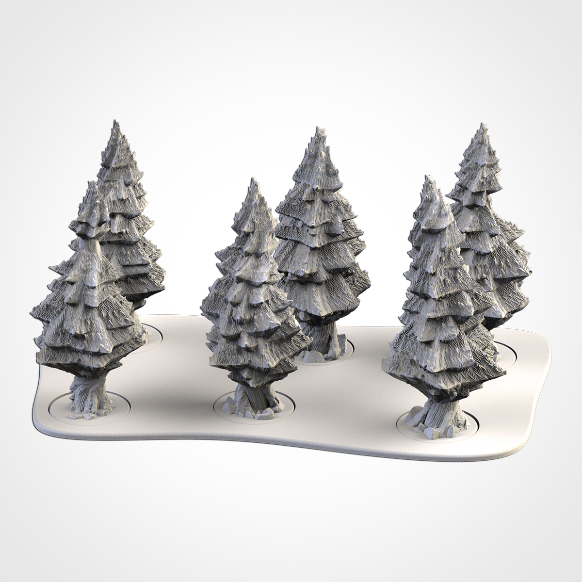 Classic Forest Tree Set - Sci fi - 28-32mm