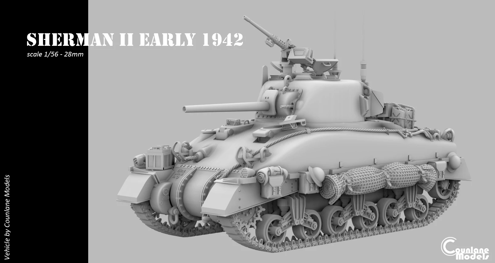 Sherman II early DV Hull 1942 - Great Britain - WWII