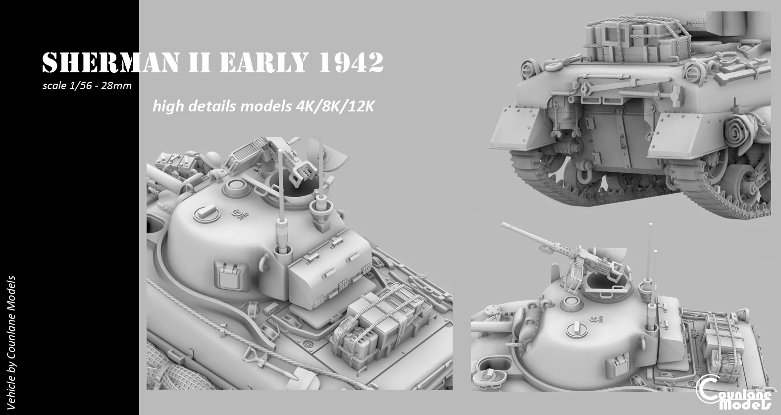 Sherman II early DV Hull 1942 - Great Britain - WWII