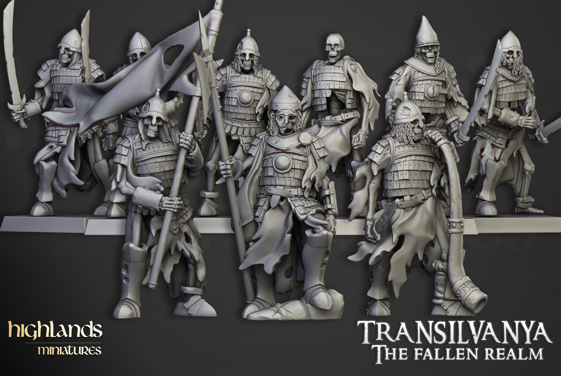 Skeleton Boyar Guard - 25mm to 32mm - Transylvania