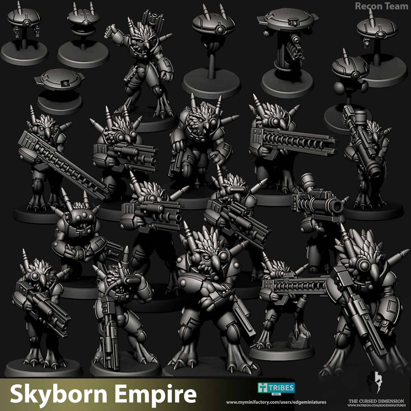 Recon Team Skyborn Empire - Kill Team - 28mm