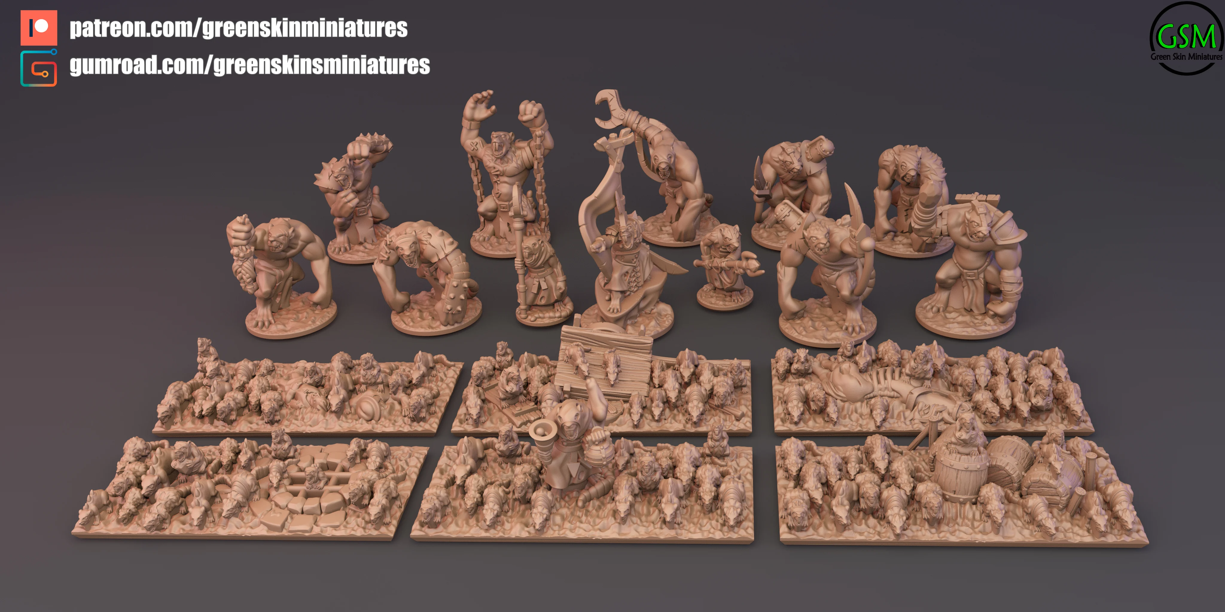 Skaven 10mm - Greenskin Miniatures