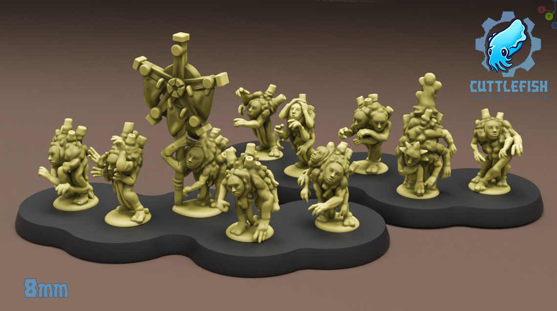 Infected Soul Host Lesser deamons - 6mm - 8mm