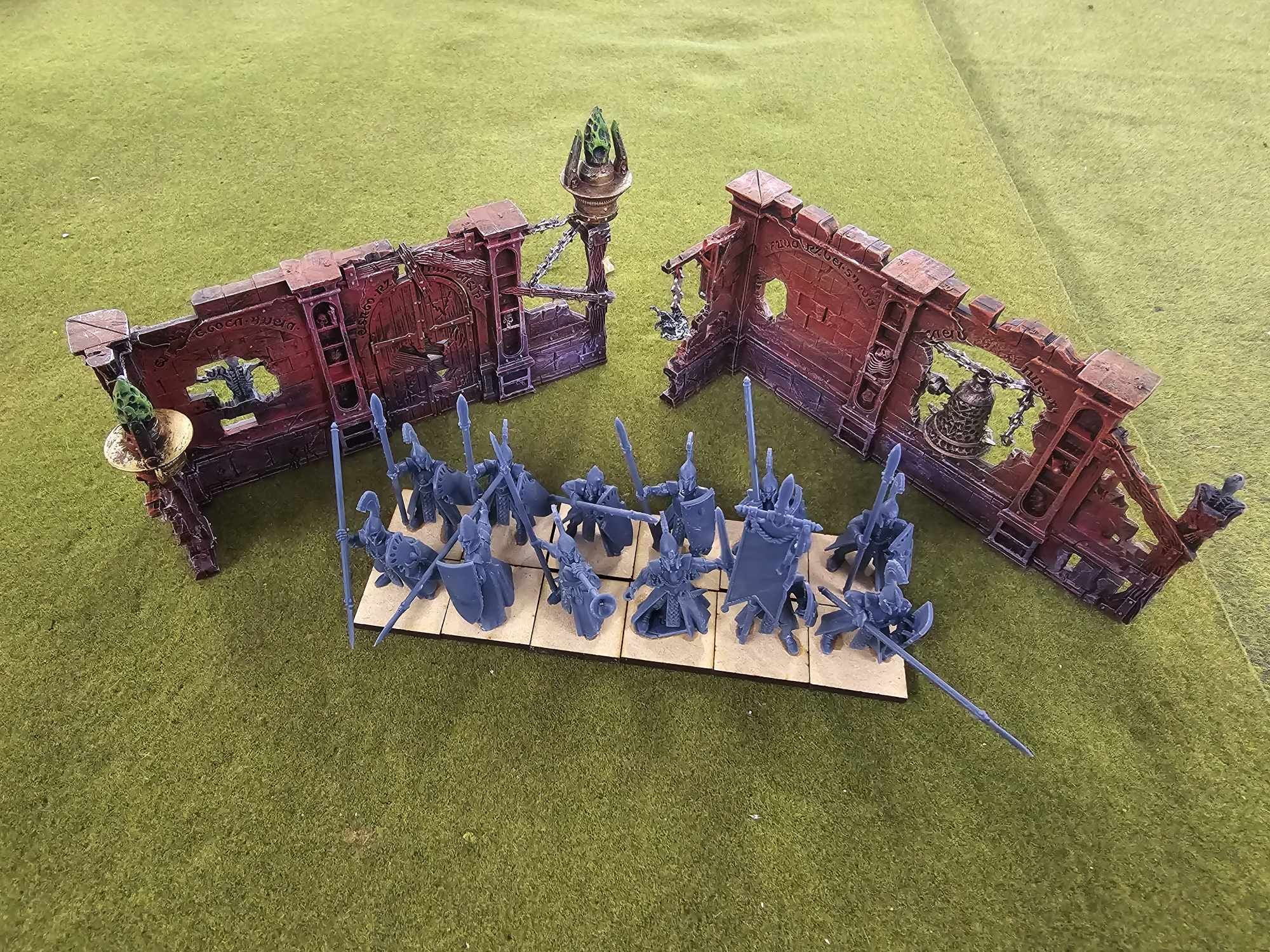 Aegean Elf Spearmen Unit - 25mm to 32mm - Highland miniatures