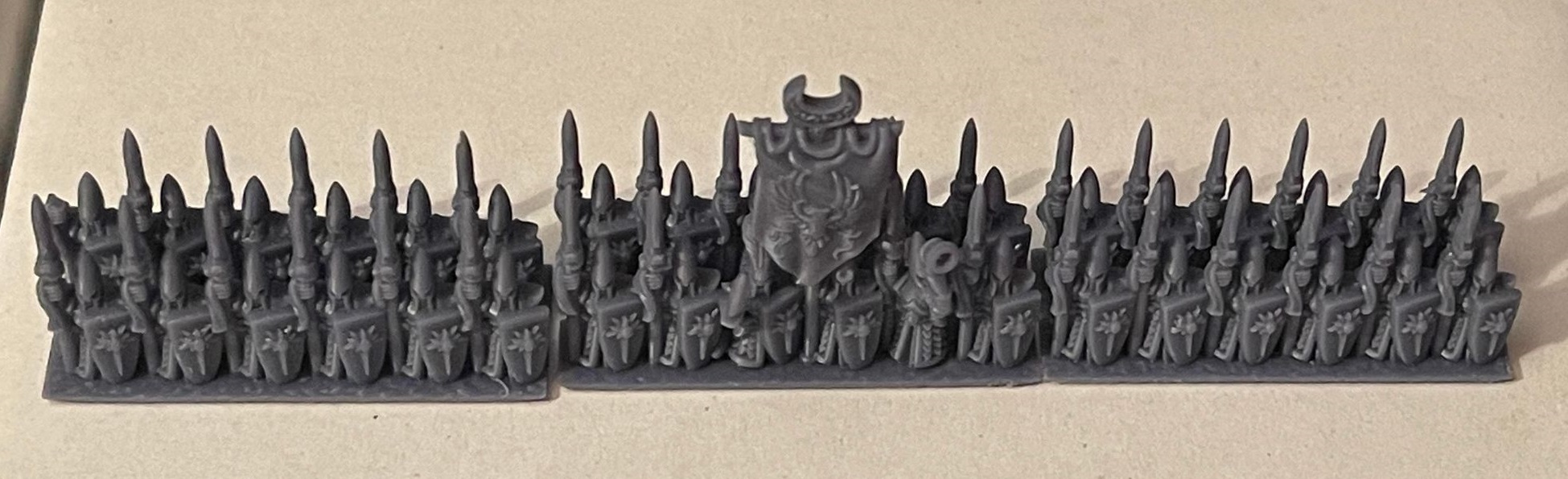 Spearmen Unit - Noble Elfs - 10mm - Forest Dragon